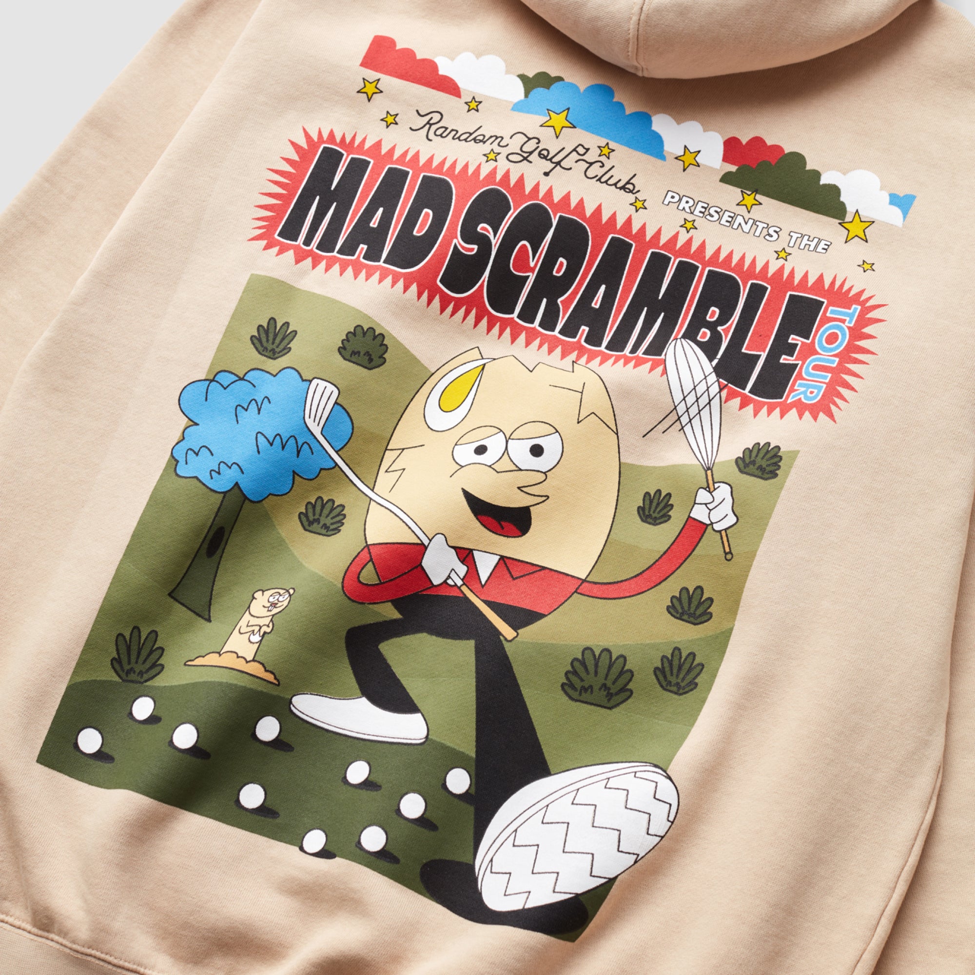Mad Scramble Tour Hoodie (Tan)