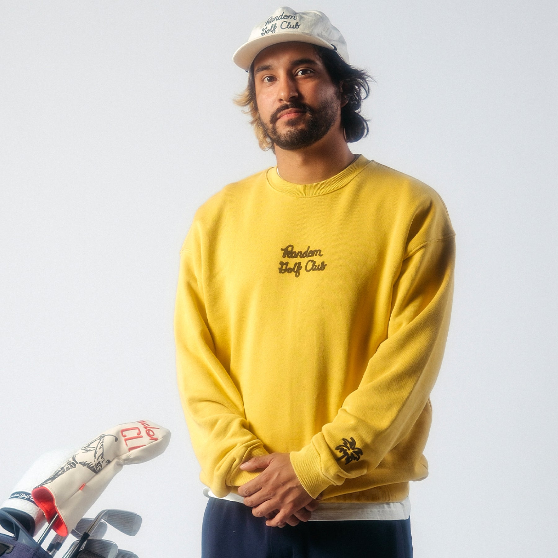 Chainstitch Crewneck Sweatshirt (Mustard)