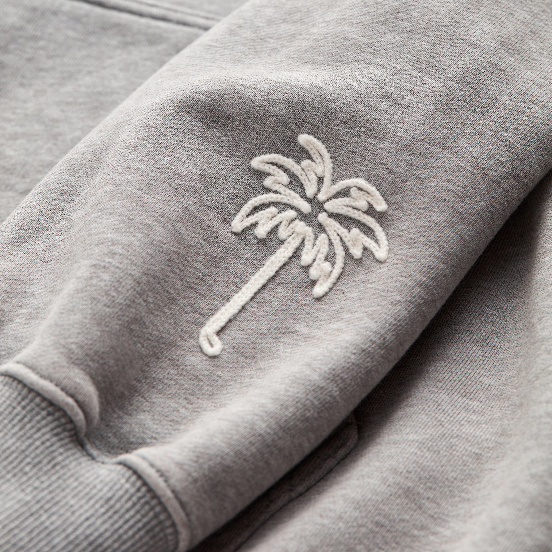 Chainstitch Hooded Sweatshirt (Heather Grey)