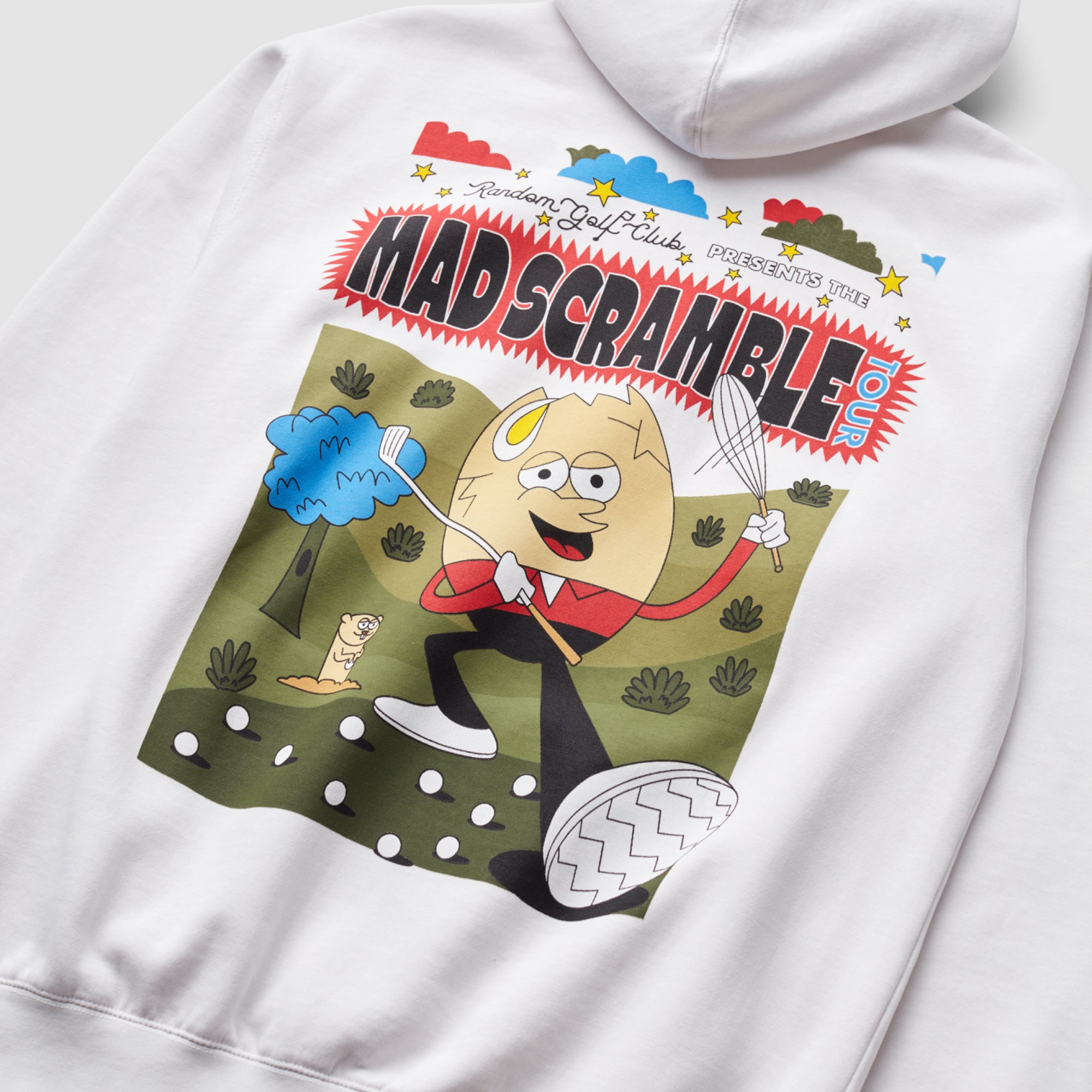 Mad Scramble Tour Hoodie (White)